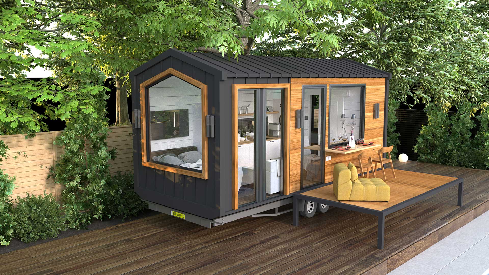 Tiny House Ahşap Karavan Ev